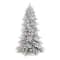 7.5ft. Pre-Lit Flocked Royal Majestic Artificial Christmas Tree, Multicolored Lights